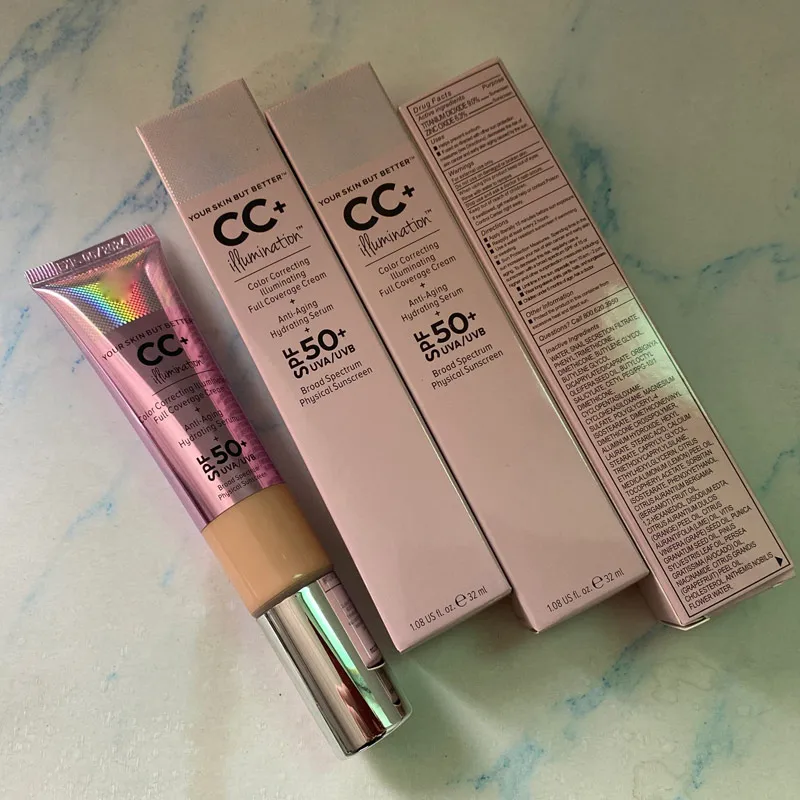 It CC + крем с эффектом освещения SPF 50 полное покрытие средний или светильник лый
