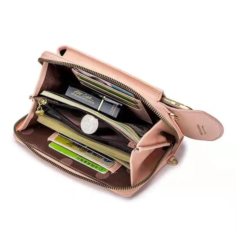 

2021 Mini Crossbody Bags For Women Handbags Long Wallet Purse Multipurpose Girl's Fashion Mobile Phone Pouch Bolso Mujer C