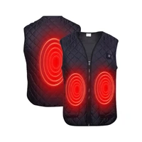 3areas heated vest bluetooth app control electric heating jacket outdoor fishing hunting vest men women winter thermal warm coat
