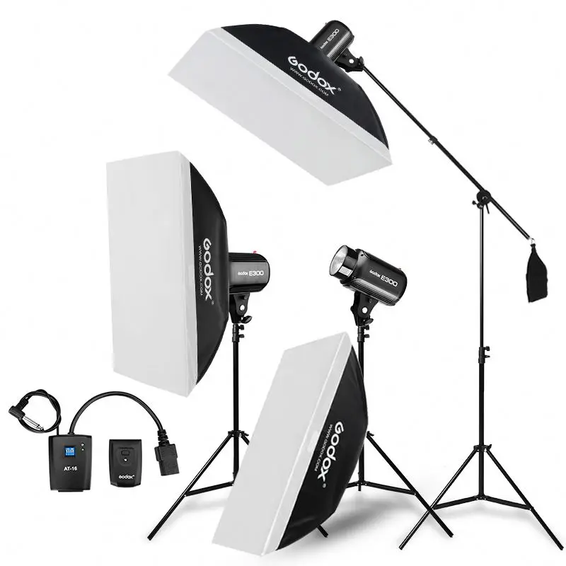 

MagicVision 900Ws Godox Strobe Studio Flash Light Kit 900W - Photographic ing Strobes, Stands, Triggers, Soft