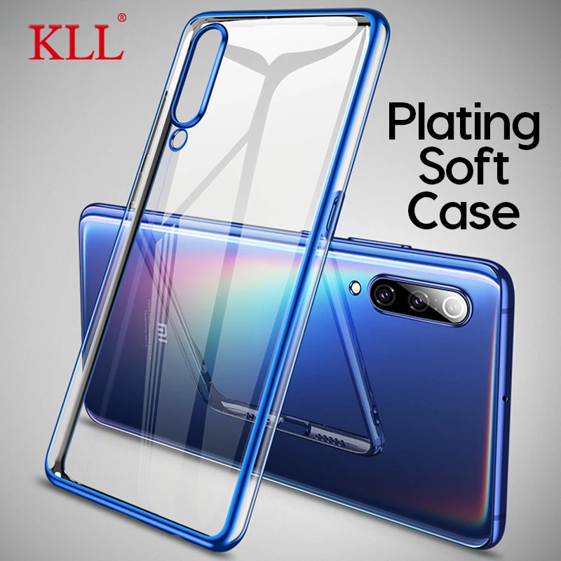 Мягкий прозрачный ТПУ чехол с покрытием для Xiaomi Mi 9 8 SE 9T Max 3 2 Mix F1 A2 Lite Redmi K20 Pro Note 7 6 5