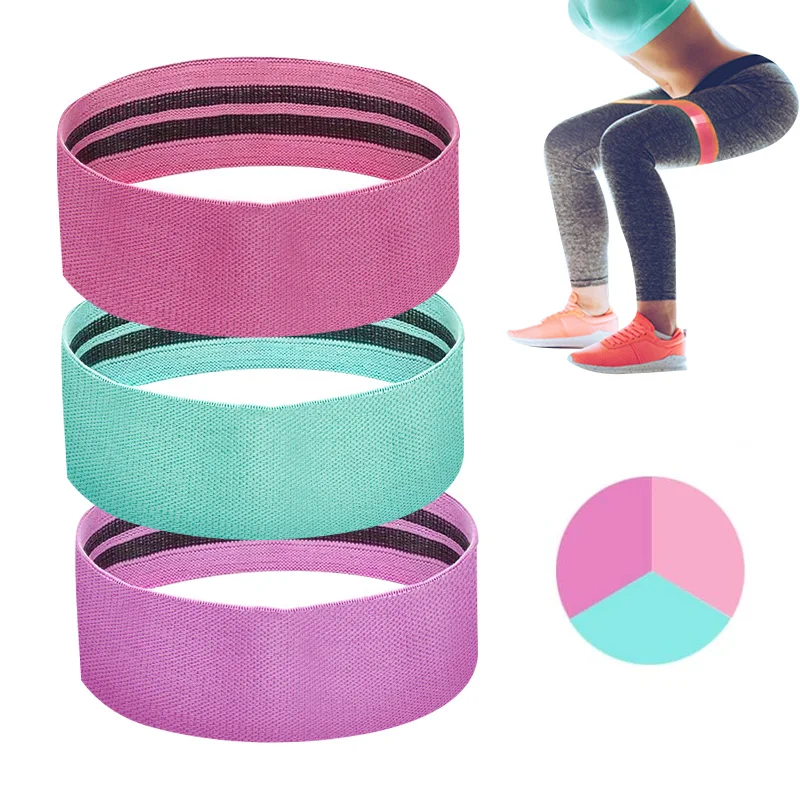 

Unisex Booty Band Hip Circle Loop Resistance Band Workout Exercise for Legs Thigh Glute Butt Squat Bands Non-slip dropshipping
