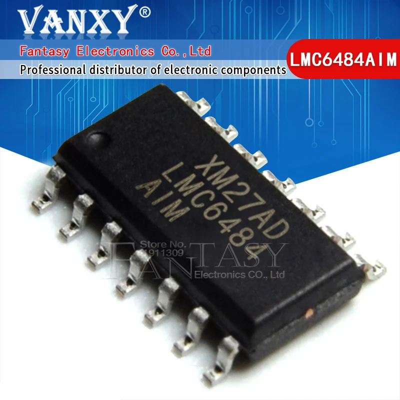 10 шт. LMC6484AIM лапками углублением SOP-14 LMC6484 6484 SOP14 LMC6484AIMX стандартного режима работы |