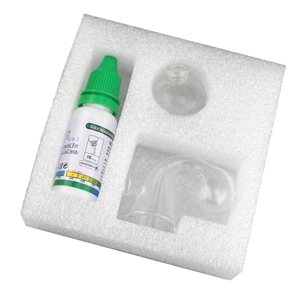 

2 pack 15ml CO2 Indicator Solution Monitor Fluid Glass CO2 Monitor for Aquarium