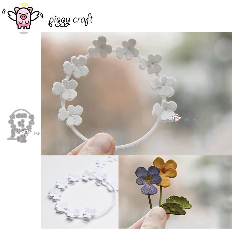 Технические металлические Вырубные штампы форма для вырезания 2 шт. цветочный