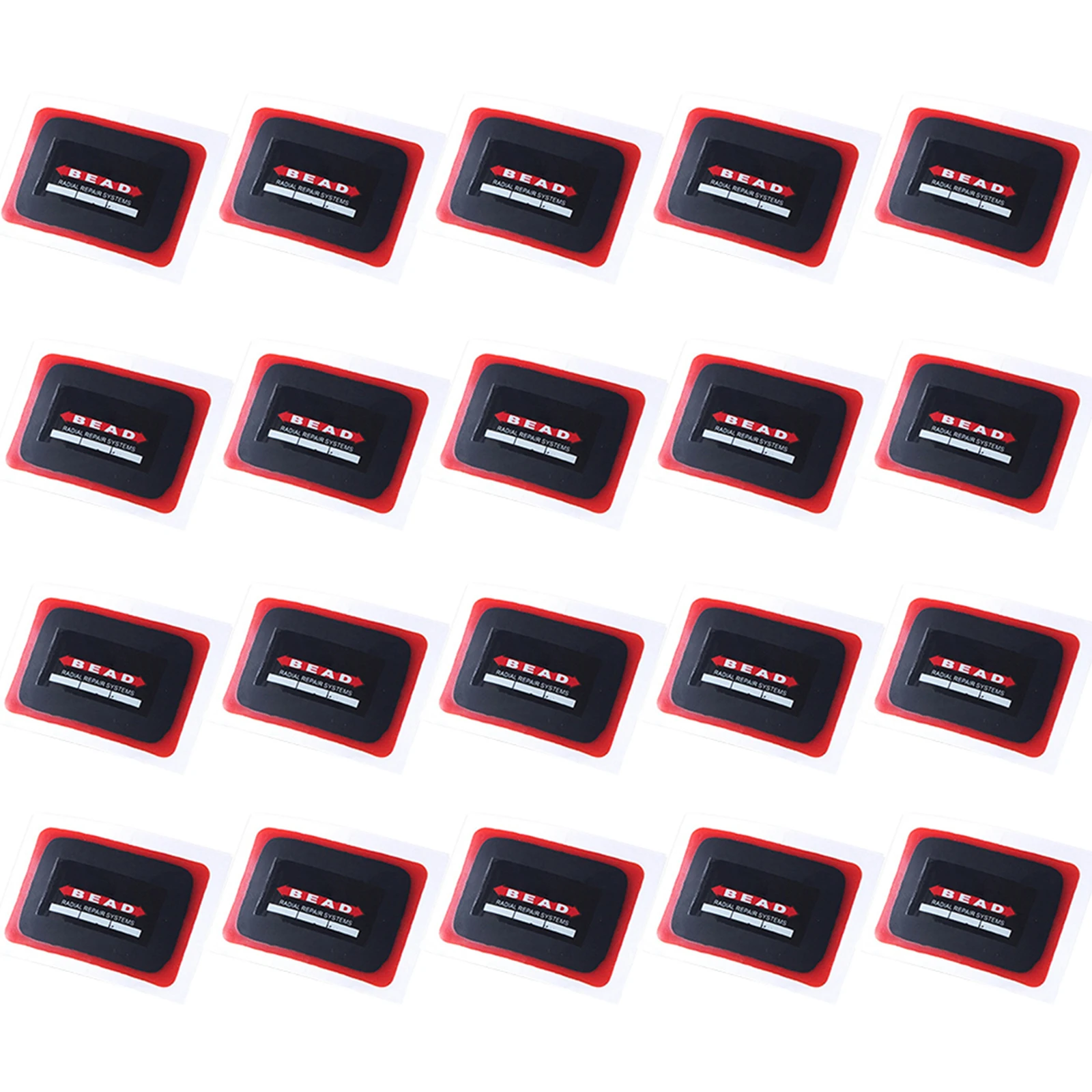 

Эластичный износостойкий патч для ремонта радиальных шин Легкая установка безопасный прямоугольный инструмент для вождения универсальны...