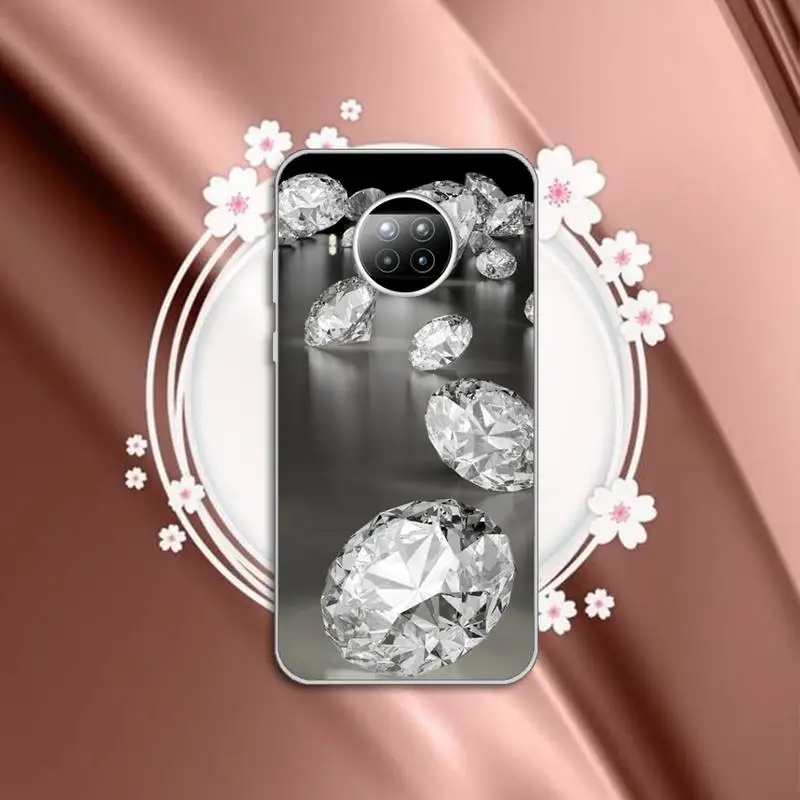 

Phone Case Transparent for Xiaomi mi Redmi note 10 t 8 9 pro lite 11 Samsung S 8 9 10 20 Beautiful diamond
