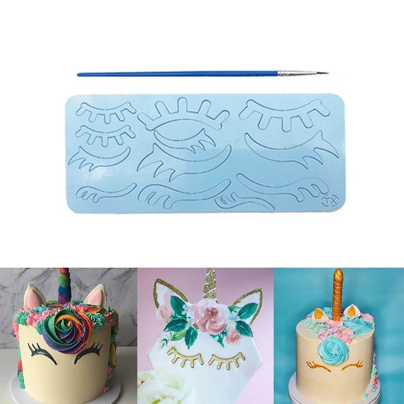 Тисненый резак в виде единорога для накладных ресниц леденцов штамп форма