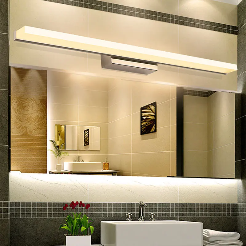 Современные светодиодные светильники 40 см 8 Вт 60 12 для ванной комнаты золотистые