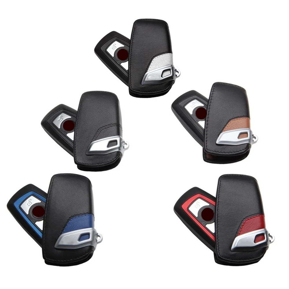 Чехол-сумка для ключей чехол-брелок BMW 3 5 7 Series X3 Sport Line из натуральной кожи черный |