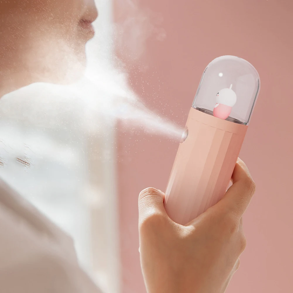 

Cute Animal Mini Nano Facial Sprayer Steaming Facial Humidifier Vaporizer Handheld Nanomist Facial Humidifier Fog Water Steamer