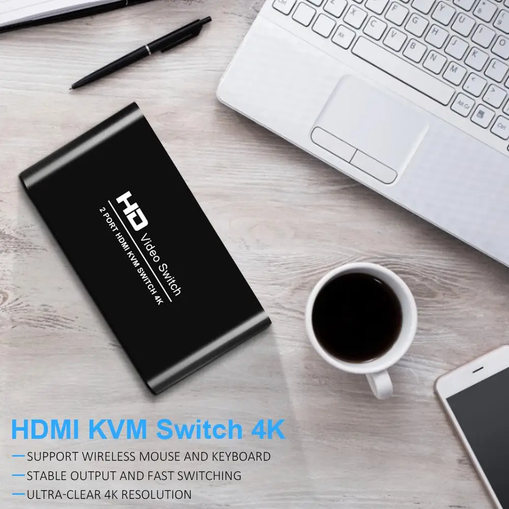 Беспроводной Ultra HD 4K компьютерный коммутатор USB монитор дисплей Sharer Мышь