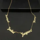 Ожерелье с именем для женщин и девушек из нержавеющей стали