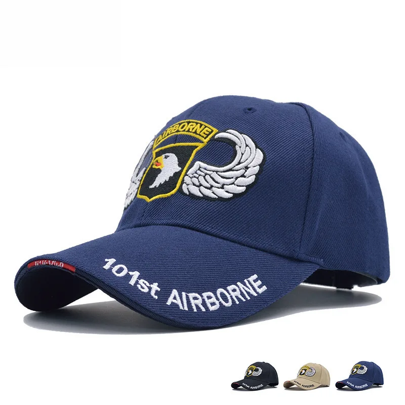Оптовые бейсболки 101st Airborne Division Мужская армейская Кепка США папа ВВС Спортивная