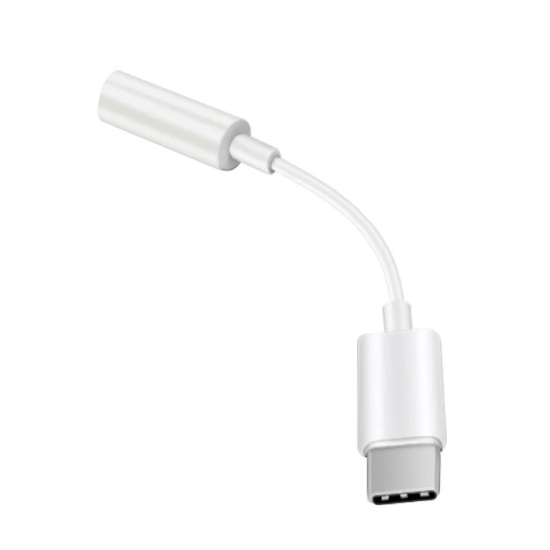 Переходник штыревой Usb Type-C на 3 5 мм Джек Женский Тип C до наушников o Aux кабель
