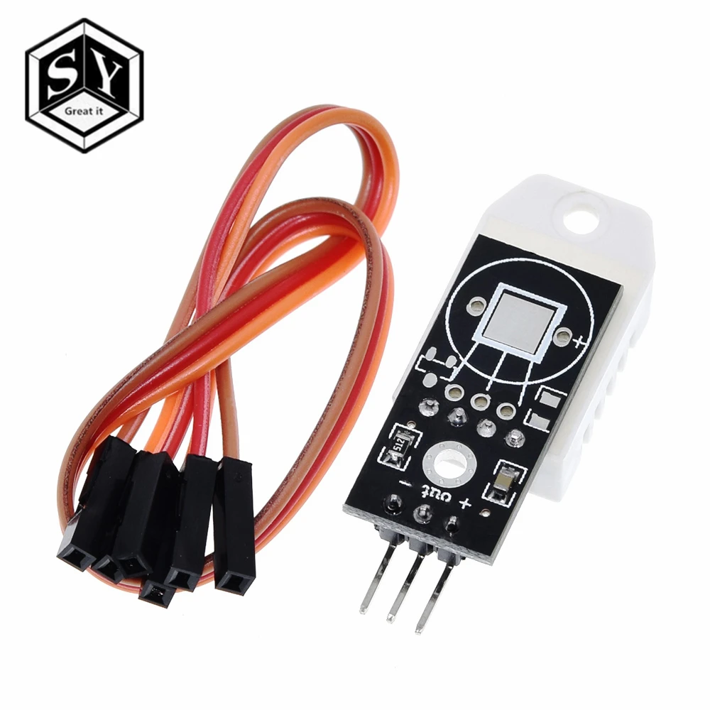 1 комплект DHT22 одношиповый цифровой модуль датчика температуры и влажности AM2302