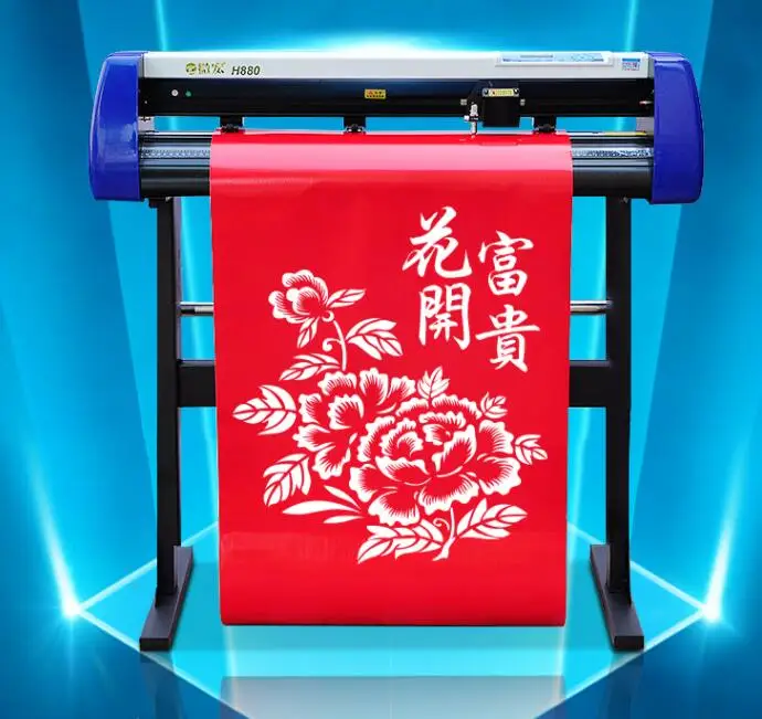 

Режущий плоттер, виниловый резак, 100% новая режущая машина, серийный (RS -232) USB коннектор, контурная резка 110 В/220 В