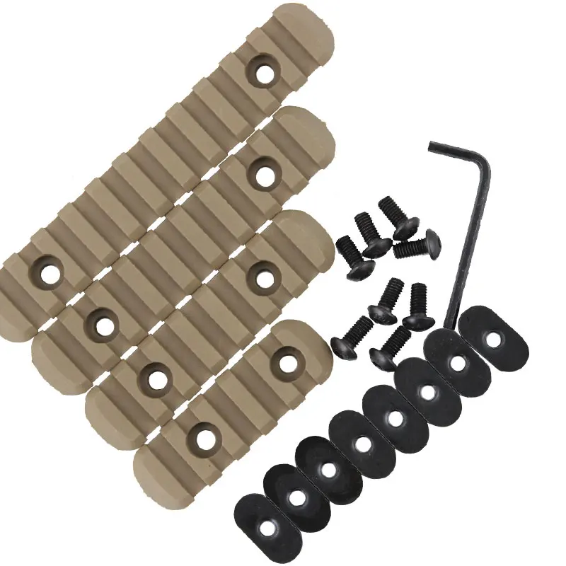 4 шт./компл. 5/7/3 5 слот рельсовая секция для M Lok handguard Picatinny/Weaver 9/11 см|Кронштейны и