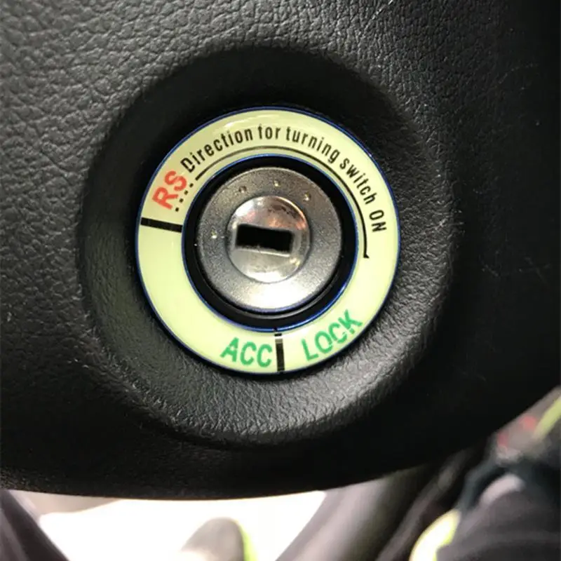 100% Аутентичное украшение для ключа зажигания Замочная скважина кольцо запуска