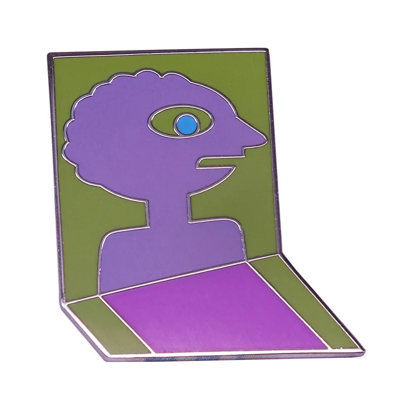 Adventure Time Prismo Enamel Pin Brooch Reflective Prism Geometry Art Badge Fashion jewelry Decor | Brooches