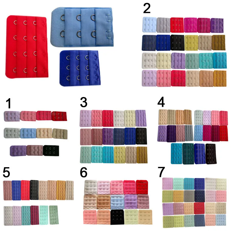 10 шт. женский бюстгальтер удлинители ремень 3/4 Пряжка ряд расширение