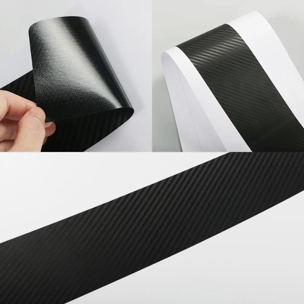 

4PCS Car Sill Stickers For Hyundai ACCENT CRETA EON EQUUS i10 i20 i40 IONIQ IX25 IX55 KONA Auto Accessories Carbon Fiber Decals