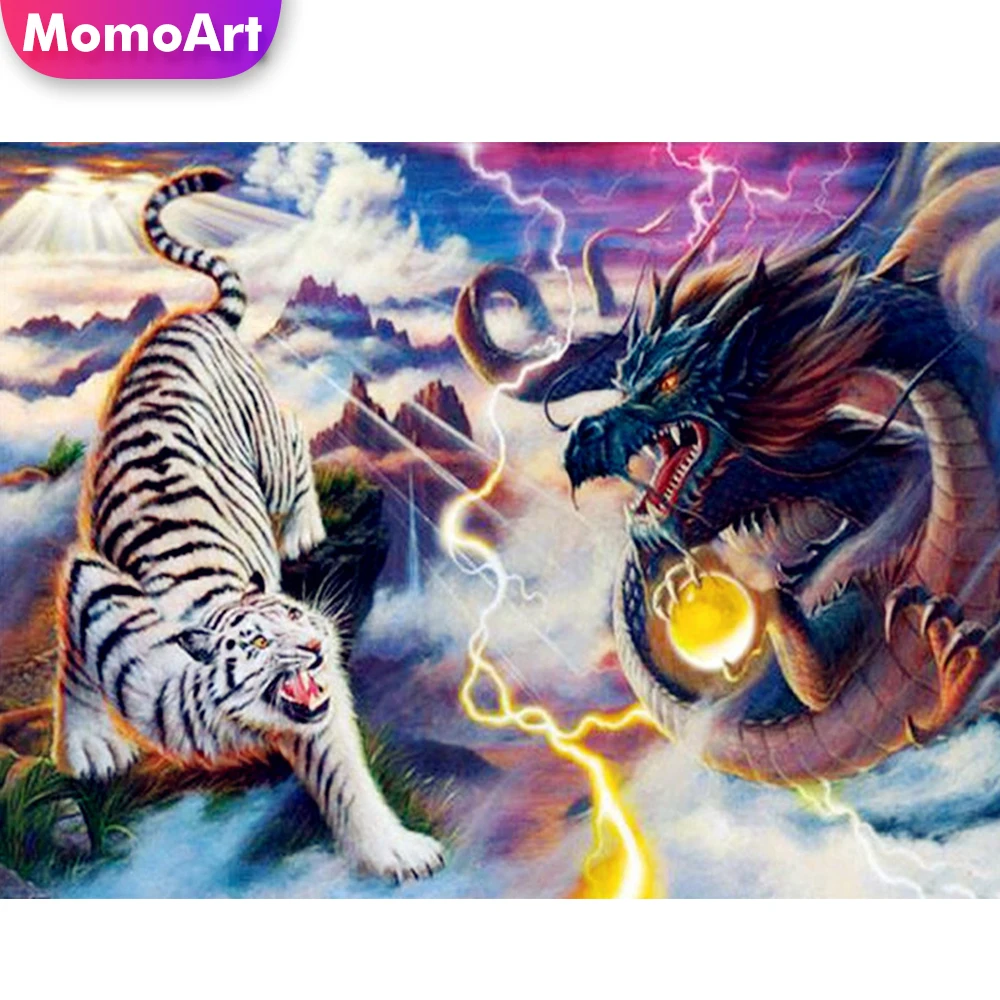 

Momoart Алмазная мозаика волки картина стразами Алмазная вышивка животные Дракон вышивка крестиком полная площадь Новое поступление подарок ...