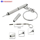 Мини-отвертка 3-в-1, Прецизионная отвертка для ремонта, многофункциональный портативный набор инструментов для ремонта солнцезащитных очков с брелоком, ручные инструменты