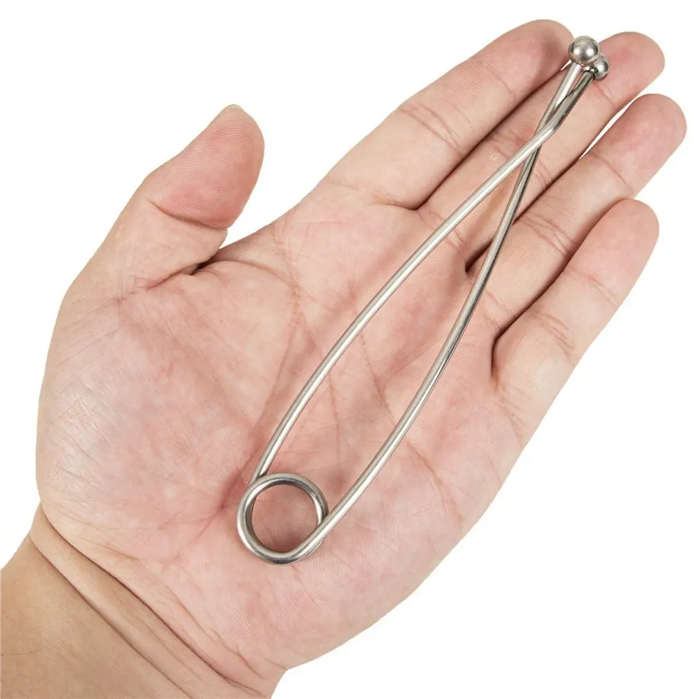 

Stainless Steel Double-headed Round Beads 8-shaped Fork Fish Control Decoupling Device Fish Support Mouthpiece