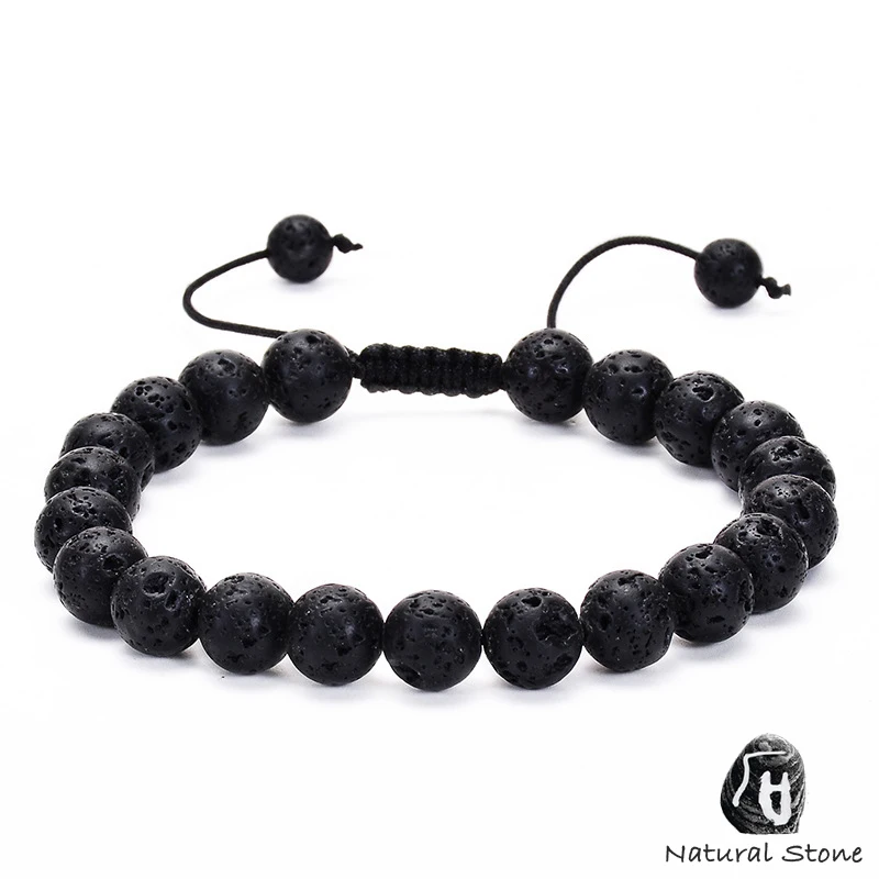 Мужские и женские 8 мм браслет с тигром натуральным камнем матовые браслеты из