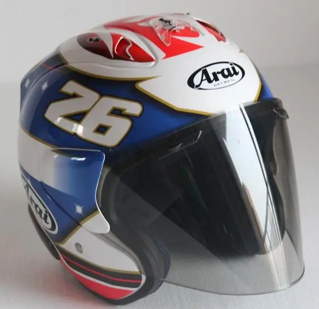 helmet ARAI 3/4 шлем мотоциклетный шлем полушлем открытый шлем-каска для мотокросса Размер: S M L XL XXL - Цвет: helmet