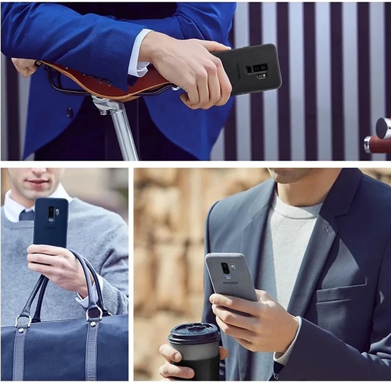 SAMSUNG оригинальный прочный армированный чехол для телефона Официальный Alcantara Samsung