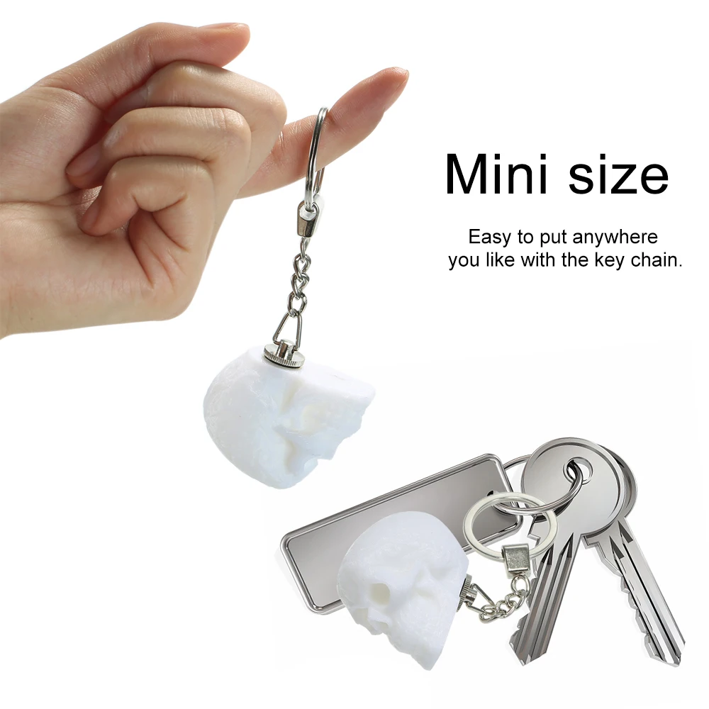 3D печать ночной Светильник брелок креативный череп светильник Красочный