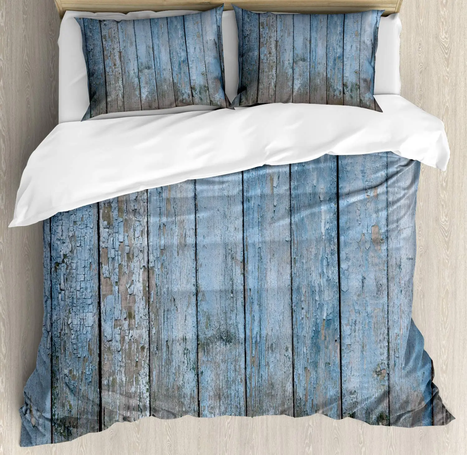 Забор пододеяльник набор старый окрашенный в деревенском стиле настенные