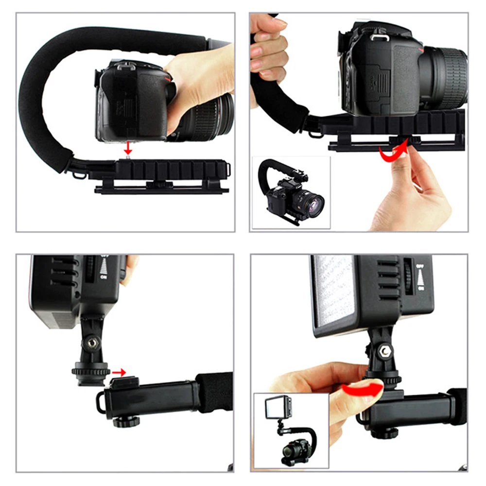 Ручной Стабилизатор U-образной формы стабилизатор Steadicam рукоятка для телефона DSLR