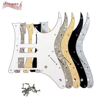 xinyue guitar parts for 10 hole screws mij ibanez rg 2550z guitar pickguard humbucker hsh pickup scratch platemany colors