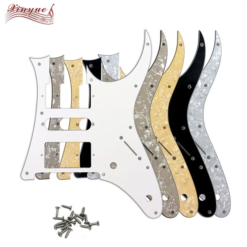 Pleroo гитары Запчасти 10 винты для отверстий MIJ Ibanez RG2550Z хамбакер HSH пикап защитная