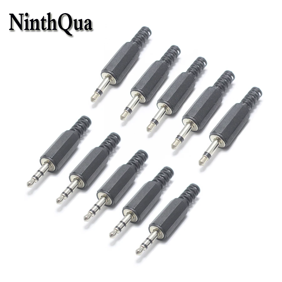 

Solder Type 3.5mm Male Mono / Stereo Plug Jack Single Channel DIY Audio 3.5 mm Headphone Cable Extension Connector Adapter