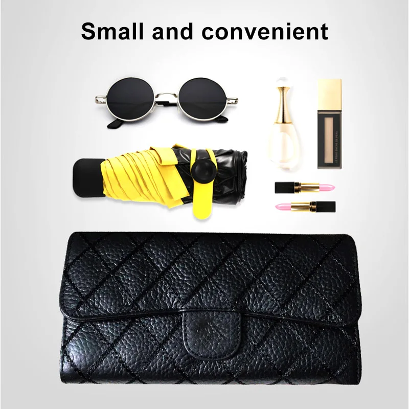 

Mini 5 Folds Anti-UV Flat Lightweight Umbrella Parasol Folding Sun Umbrella Parasol Paraguas Mini Umbrella-30