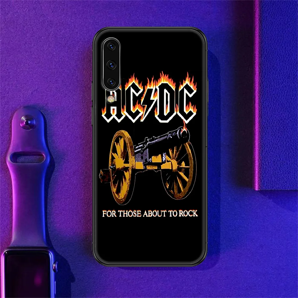 

Ac Rock Band Dc Phone case For Samsung Galaxy A 3 5 7 8 10 20 21 30 40 50 51 70 71 E S 2016 2018 4G black 3D shell luxury