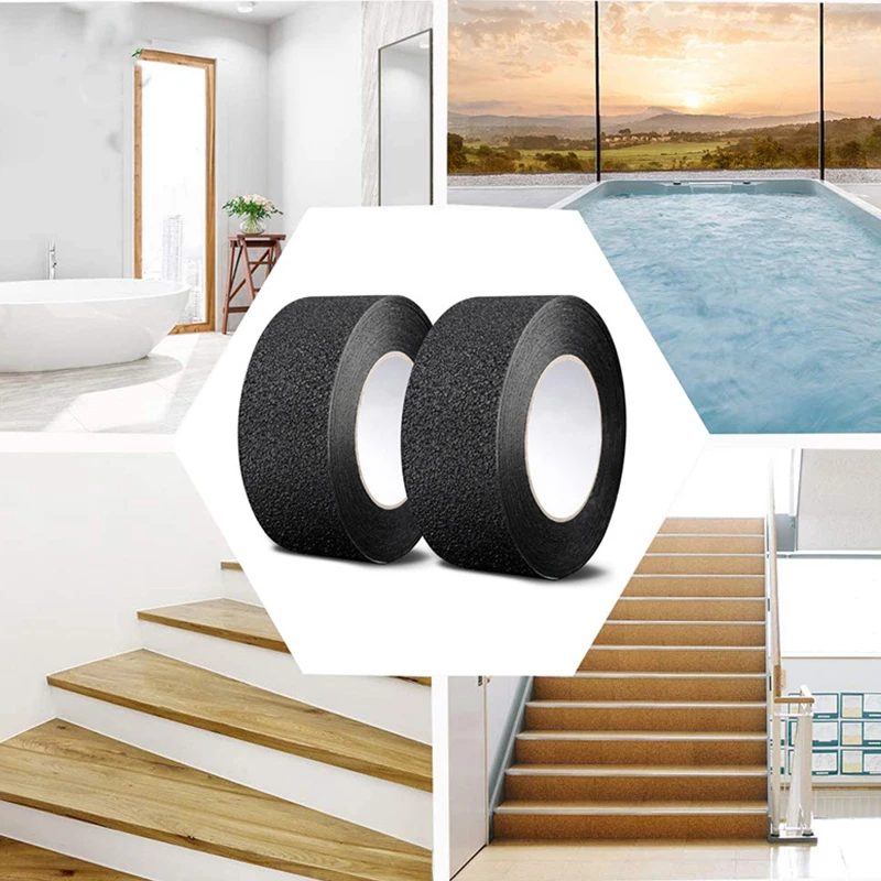 

5D Non-slip Nano Glue Car Sticker PEVA rubber non-slip tape stickers For Step wear toilet bathroom floor wear strip