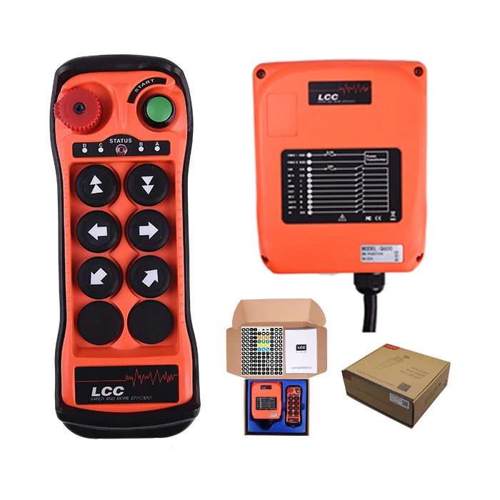 

Q602 6 Keys telecontrol truck cranes radio remote control push button switch
