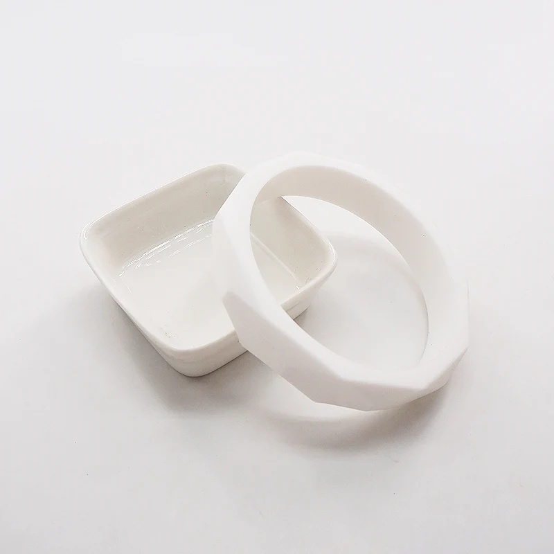 White Chenkai 10 шт. BPA Бесплатный DIY силиконовый Прорезыватель для зубов браслет детский браслет зубное кольцо для ребенка сенсорная соска Жевательная Подвеска для игрушки подарок - Цвет: White