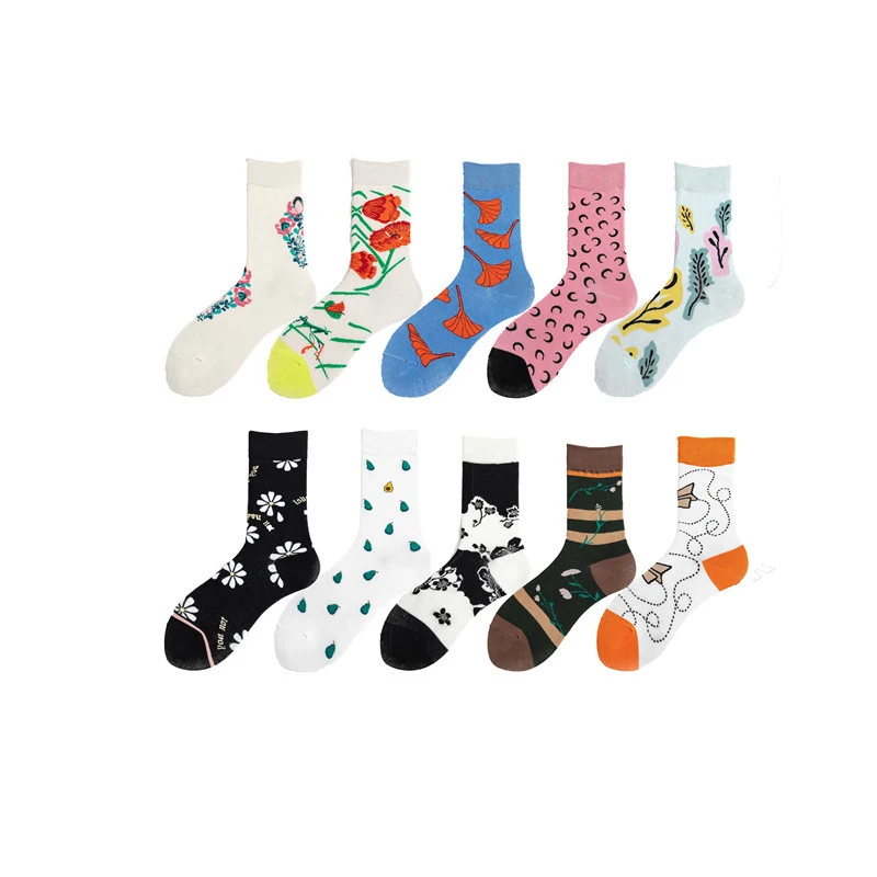 Классные шикарные мужские и женские забавные носки с героями мультфильмов