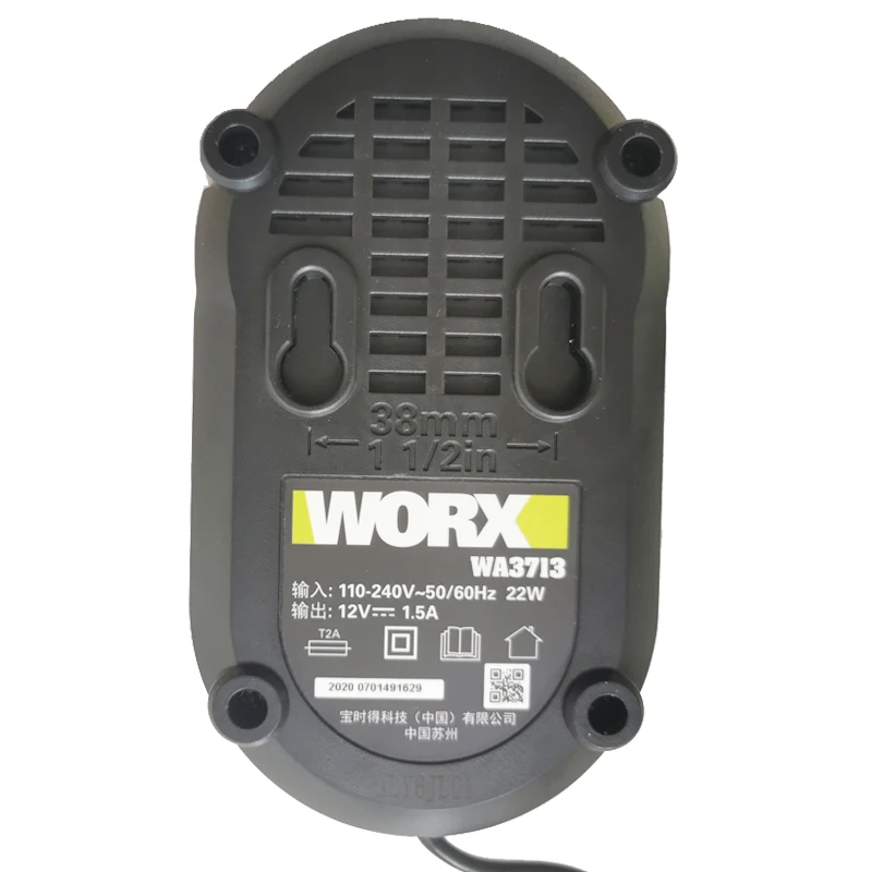Бесплатная доставка 12-вольтовое быстрое зарядное устройство WA3713 для WORX 12 В