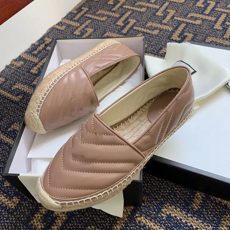 

prowow Women Espadrilles Shoes Flat Genuine Leather Shoes Woman Casual Loafers Top Quality Spring Autumn Big Size 35-41