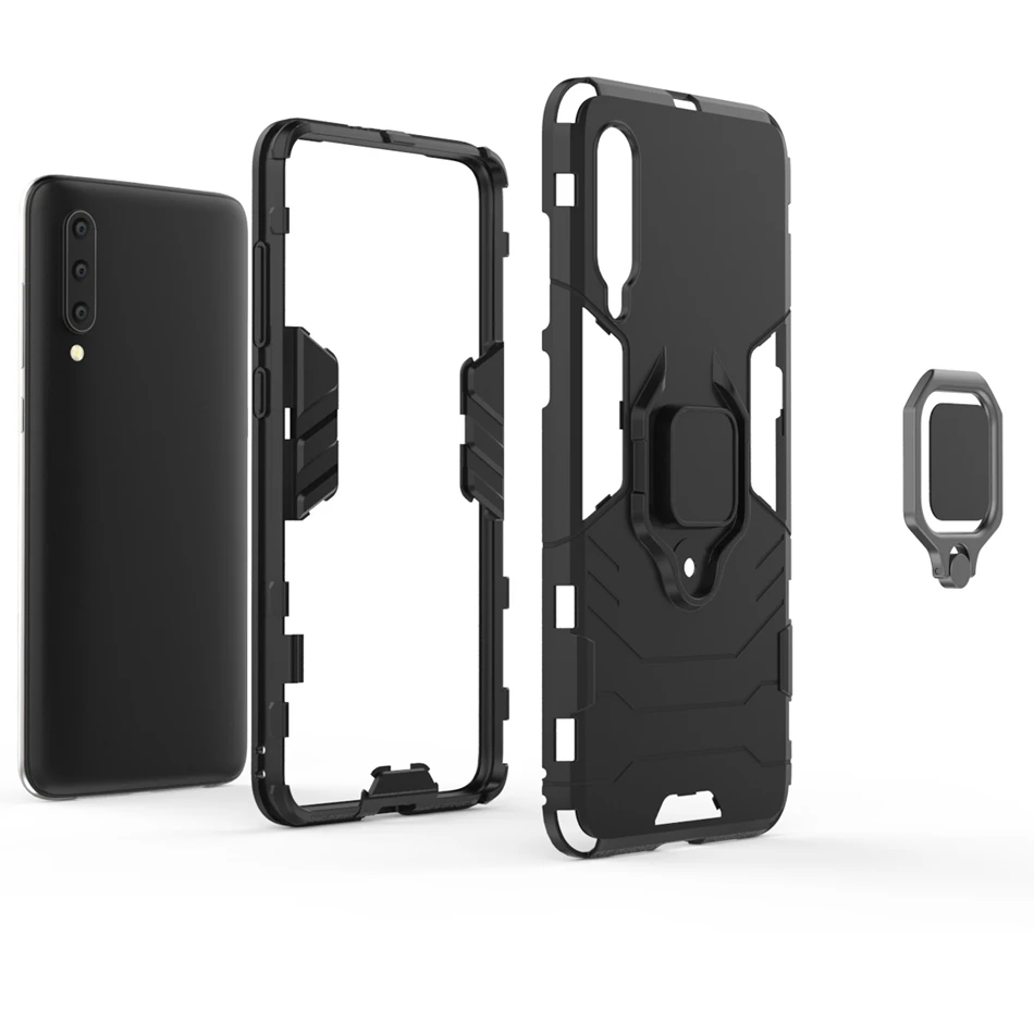 Защитный гибридный чехол с подставкой для Xiaomi Mi CC9/A3 CC9E 9SE 8 9 Pro противоударный
