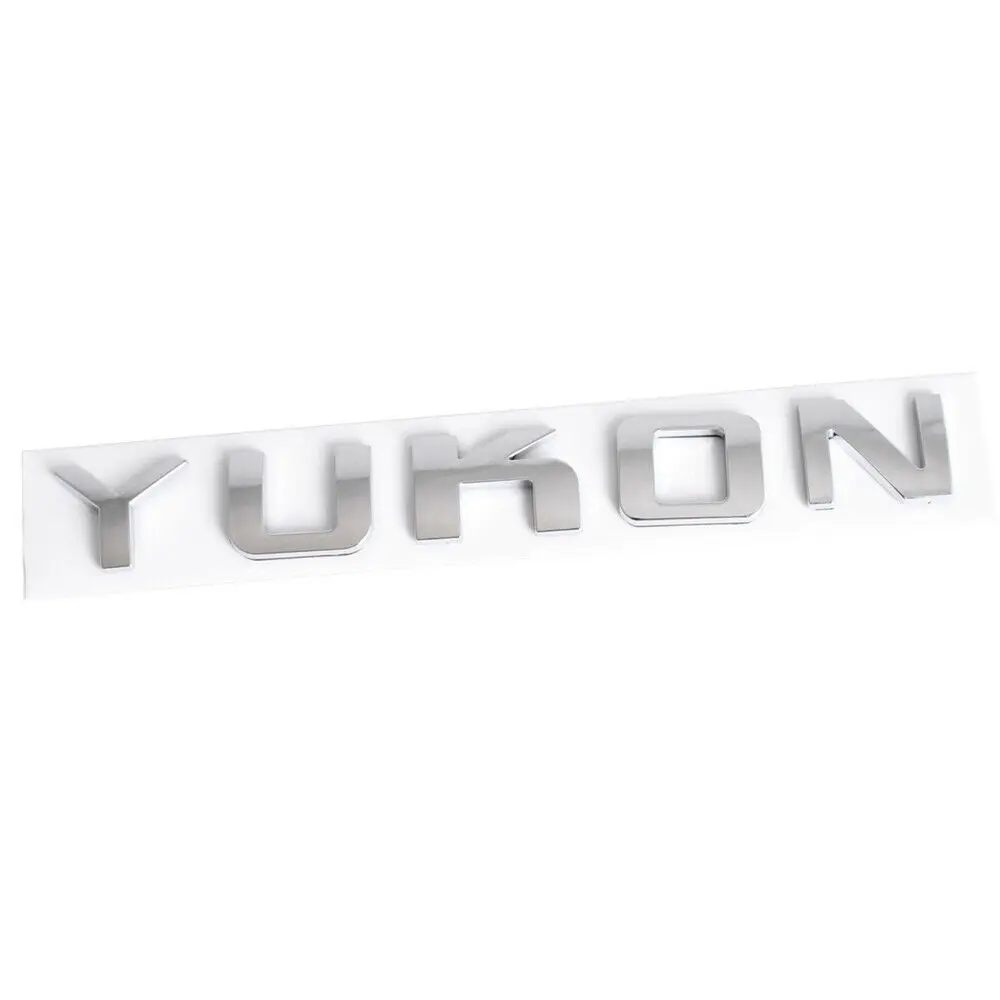 3D YUKON Letter Эмблема для кузова автомобиля Tailgate Fender декоративная наклейка GMC Yukon |