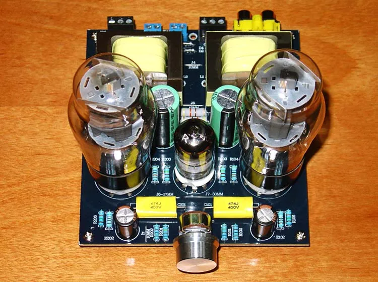 Hi fi стерео 6N1/6N2 + 6P3P Одноконтурный усилитель звуковой трубки класса A Плата