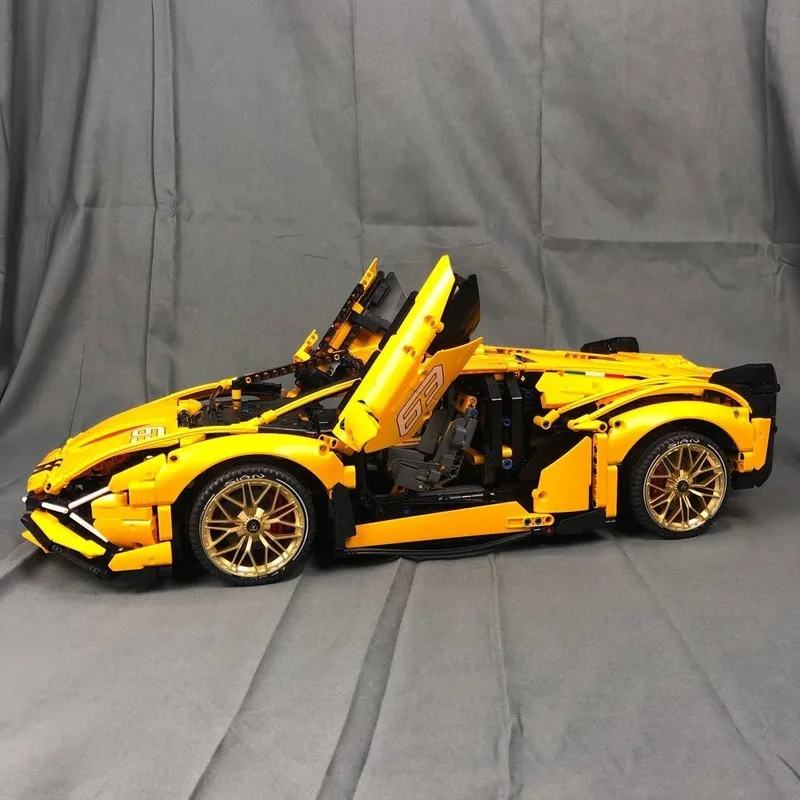 

3738PCS 371008 Lamborghinis Car Roadster Racing Model Building Block Bricks for Children Toy Gift Compatible with 42115